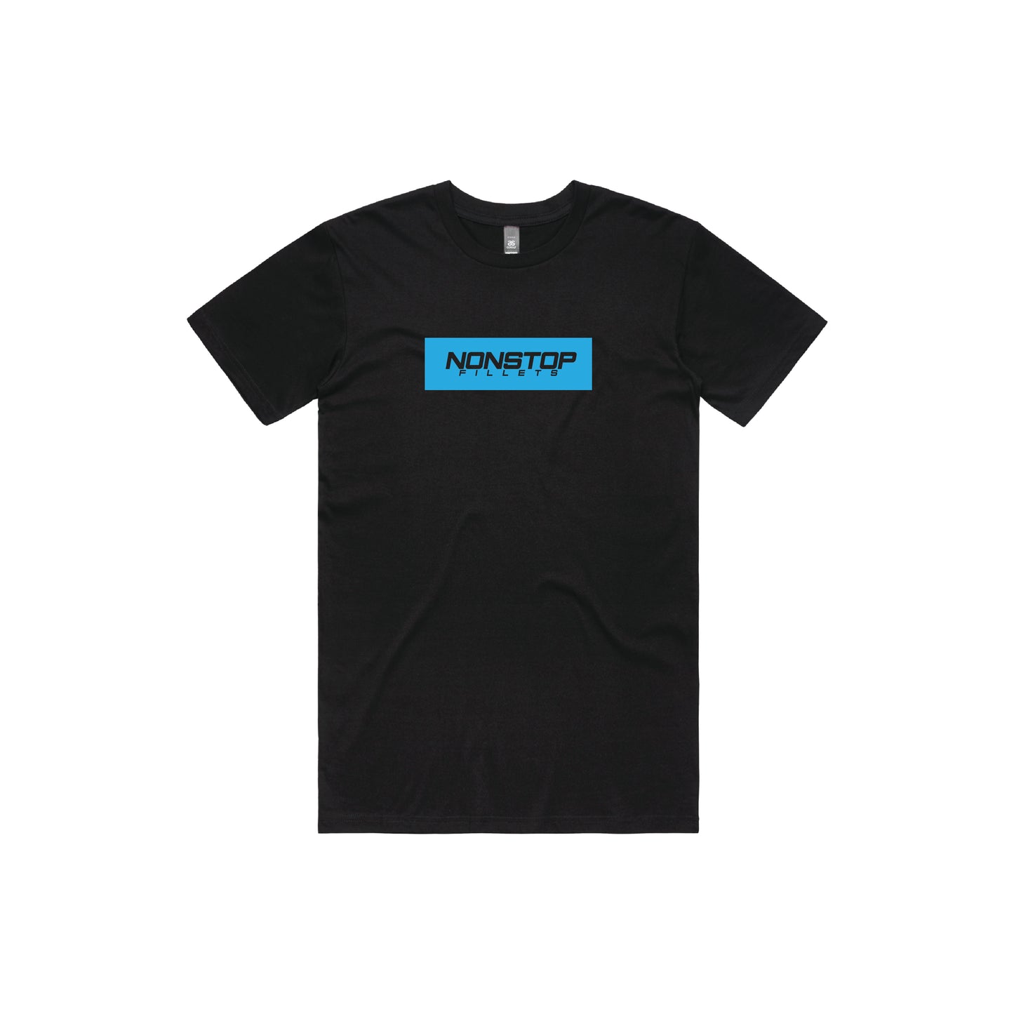 NONSTOP BOXED LOGO - skyblue print