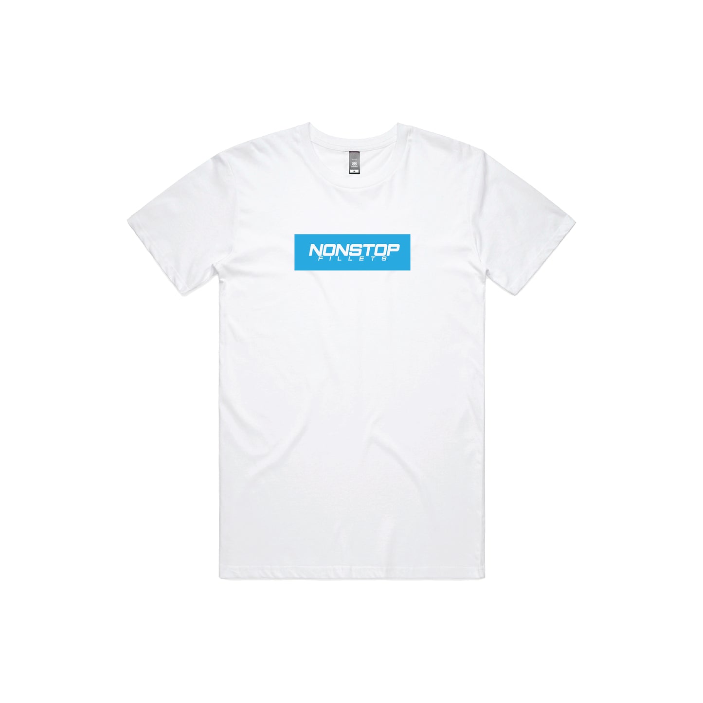 NONSTOP BOXED LOGO - skyblue print