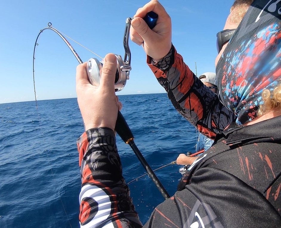 BATTLE AXE - overhead spiral wrap jigging rod