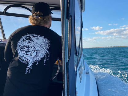 INSHORE SNAPPER SLAYER - HOOD navy blue