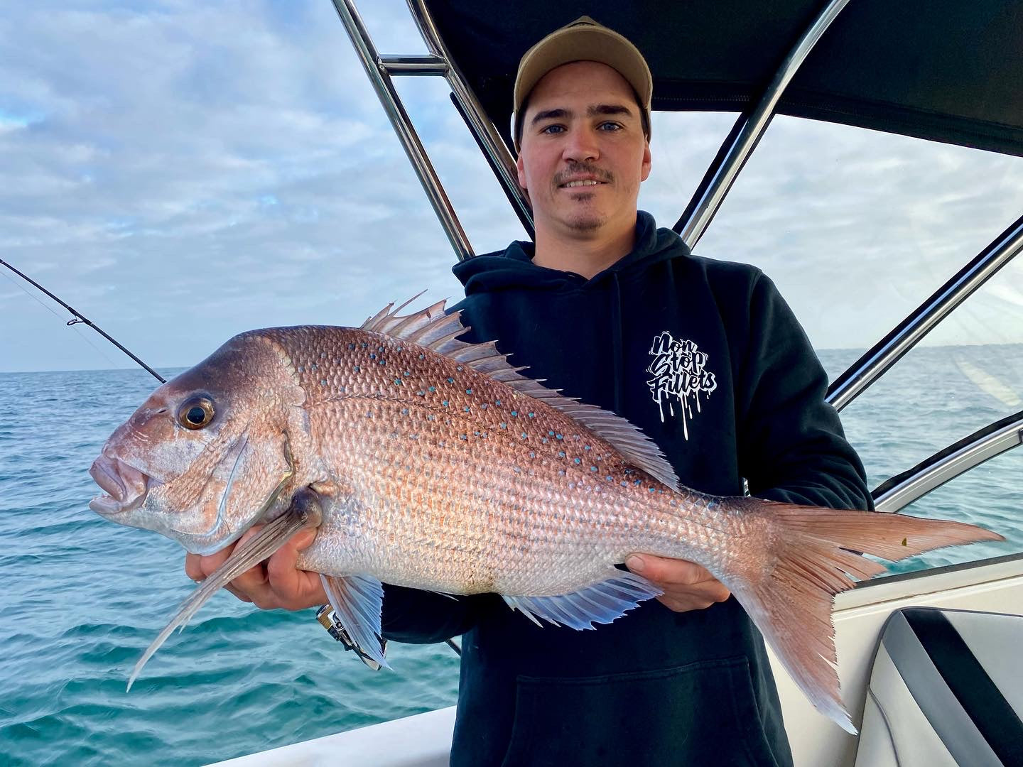 INSHORE SNAPPER SLAYER - HOOD navy blue