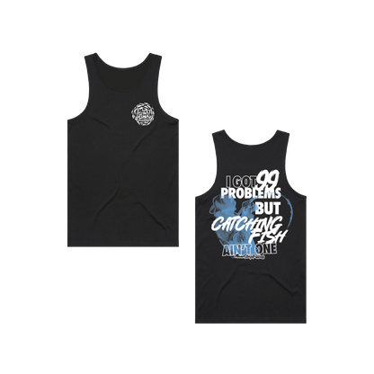 99 PROBLEMS- Standard Lowdown Singlet - Black