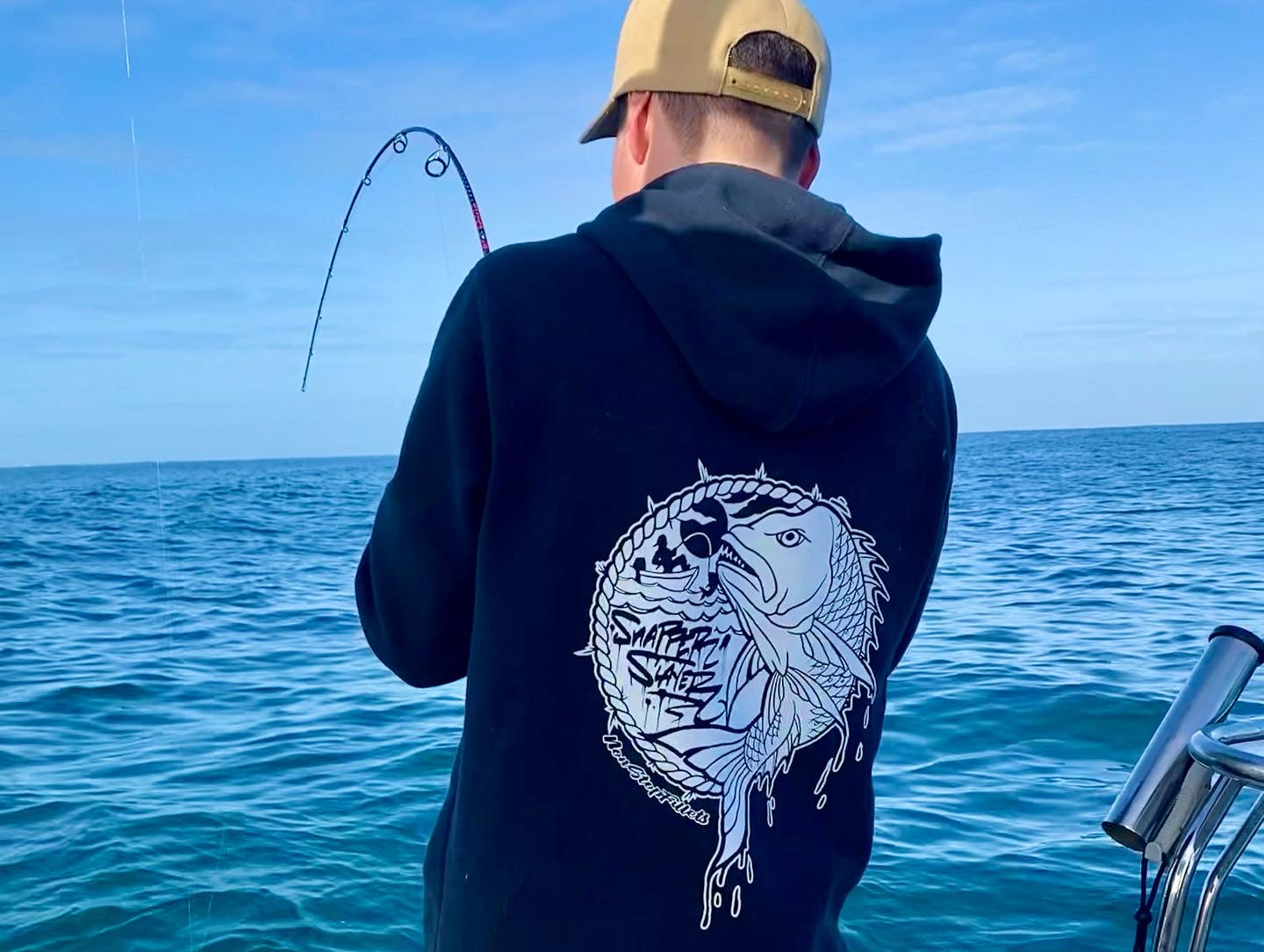 INSHORE SNAPPER SLAYER - HOOD navy blue