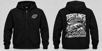 SAILFISH TIGHTLINES GOODTIMES  zipped hood (Copy)