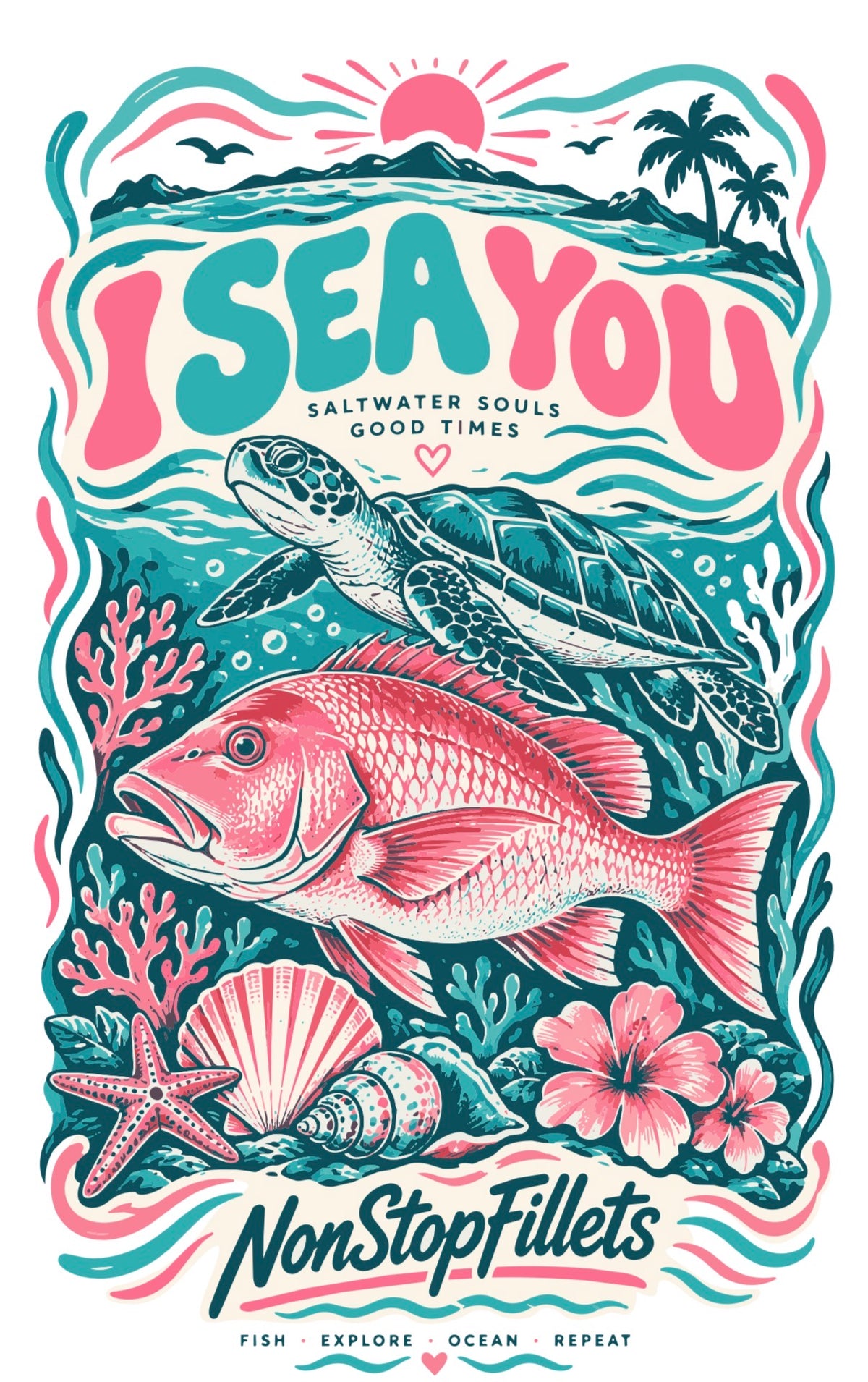 I SEA YOU women’s crew jumpers