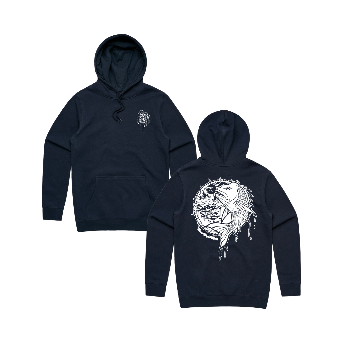 INSHORE SNAPPER SLAYER - HOOD navy blue
