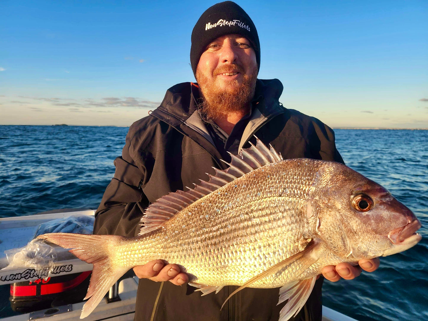 Winter snapper sessions beanie