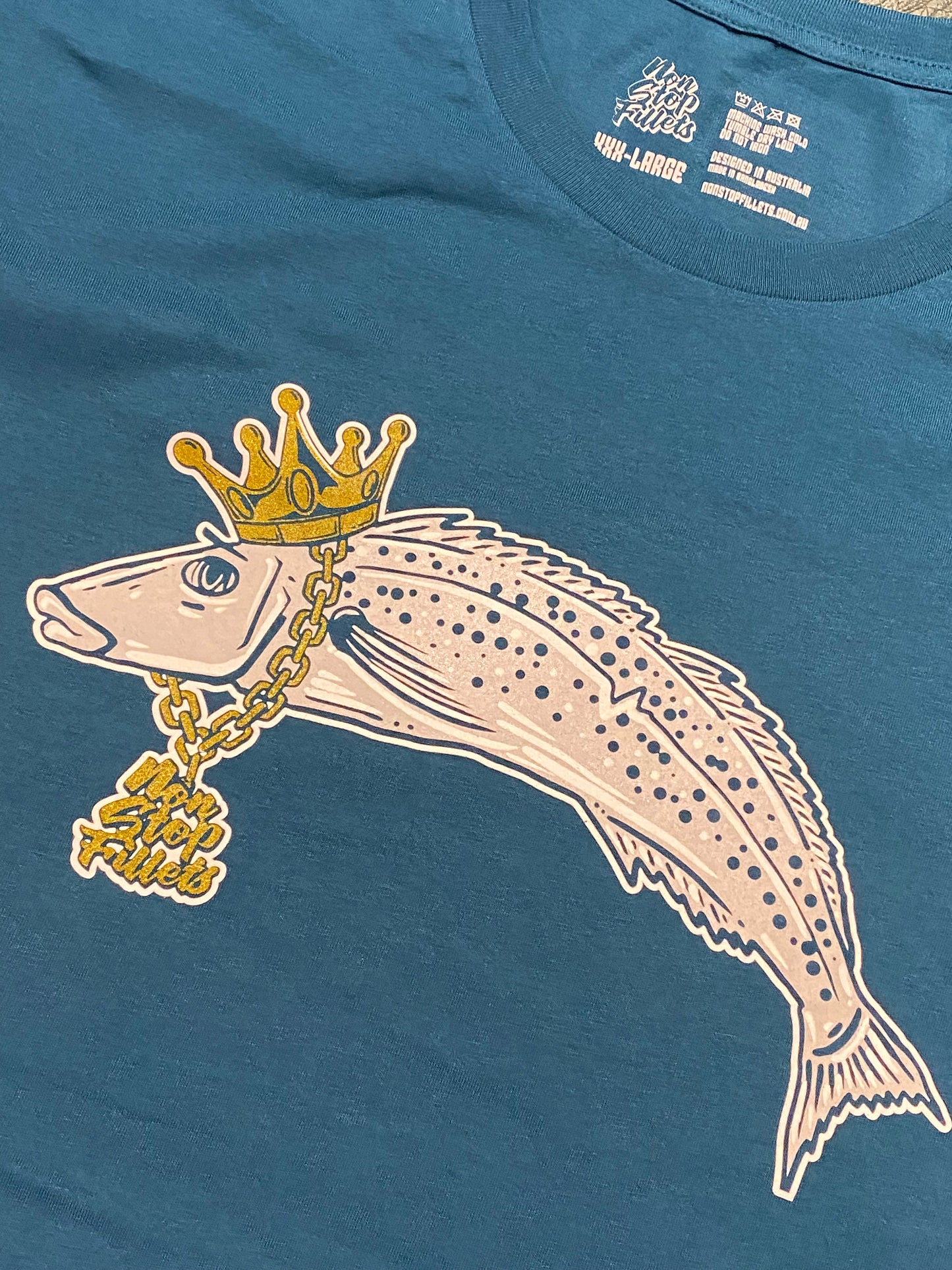 KING GEORGE - T-shirt Atlantic Blue