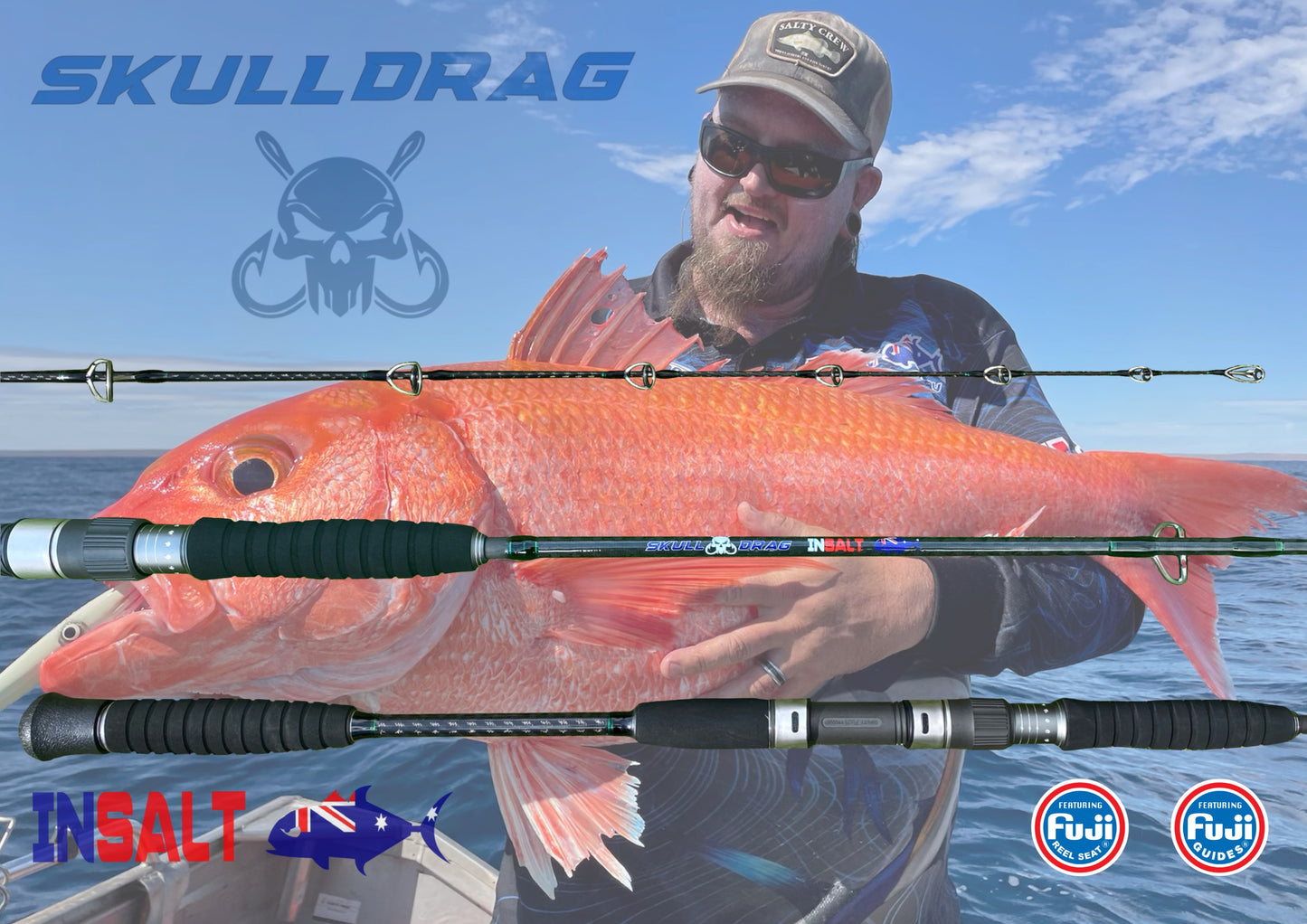 SKULLDRAG insalt jigging rod
